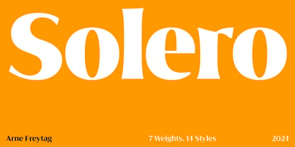 Solero Font Poster 2